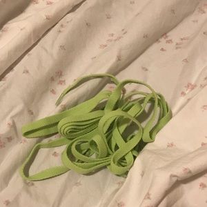 Brandy Melville green shoelaces